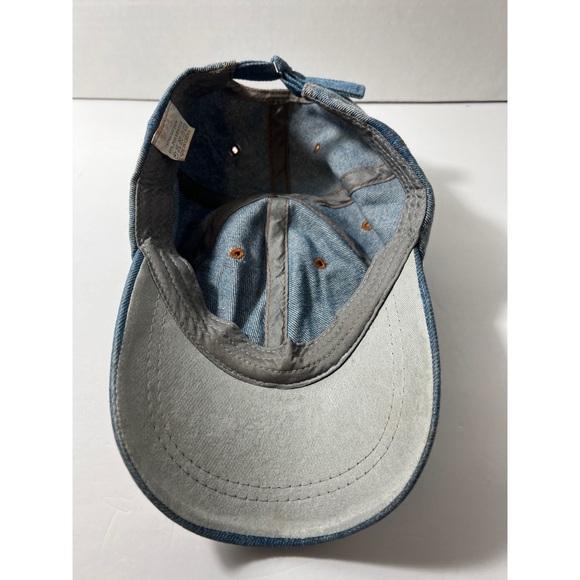 Pink Denim Cap with Rhinestone Embellishments main image 2